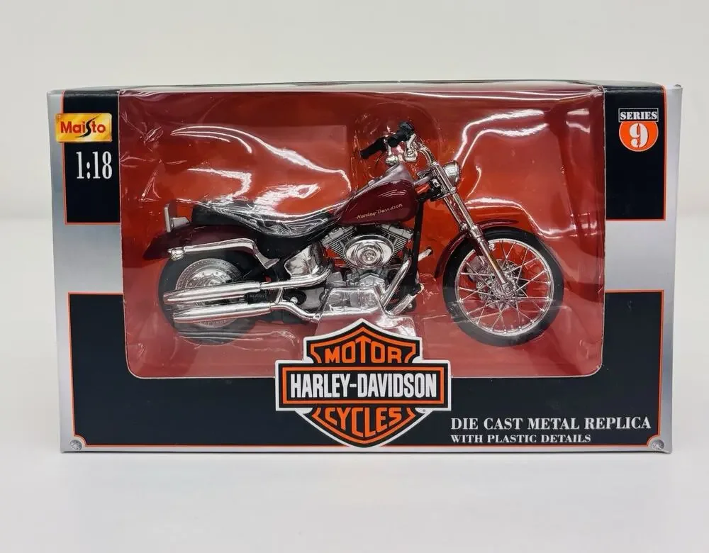 Maisto 1:18 Harley Davidson 2000 FXSTD Softail Deuce Diecast Motorcycle Series 9
